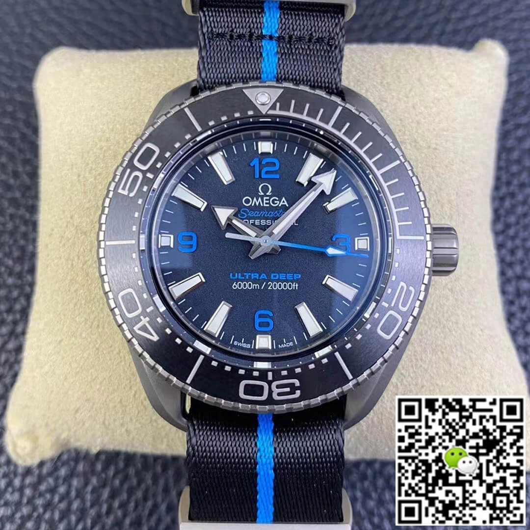 Omega Seamaster 215.92.46.21.01.001 VS Factory 1:1 Best Edition Replica Watch Black Bezel